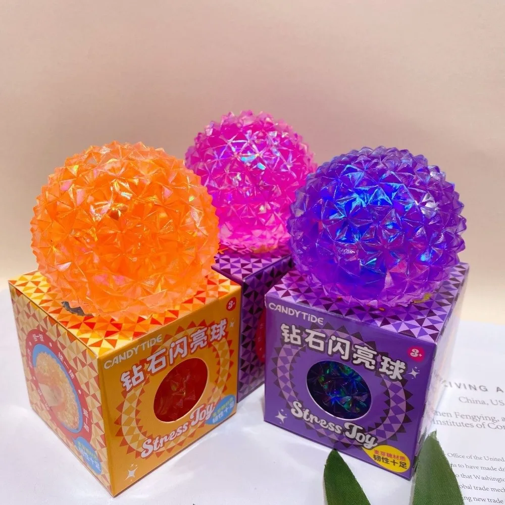 Diamond Shaped Diamond Squeeze Fidget Glossy Surface Nice Squeeze Slow Rising Stress Cubes Cute Design Slow Resilience