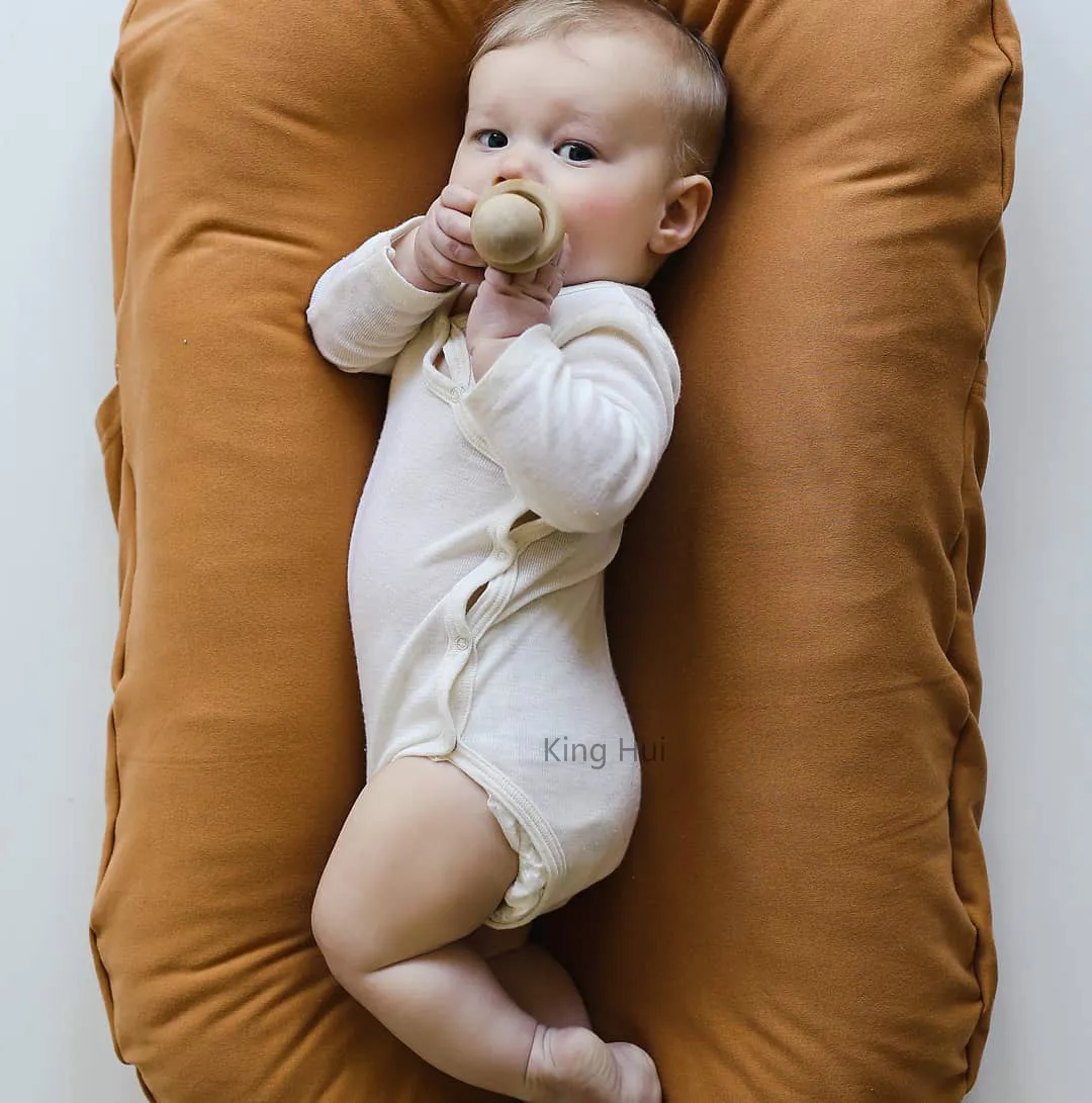 Baby Crib Nest Lounger Newborn Sleeping Portable Snuggle Infant Nest Bed Boys Girls 75x45x9cm