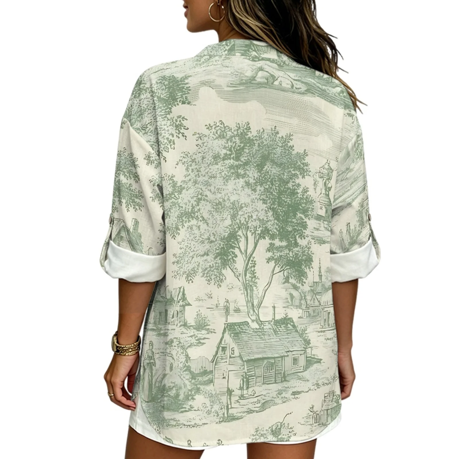PENSTROLL Grüne Bluse mit Toil – S&S Watches & Jewelry Ho Chi Minh Bewertung und Preis