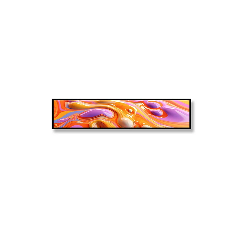 Screen Stretch Bar Lcd Store Shelves Stretched 23.1 24 28 36 37 43 Inch Ultra Wide Supermarket Shelf Signage Advertising Display