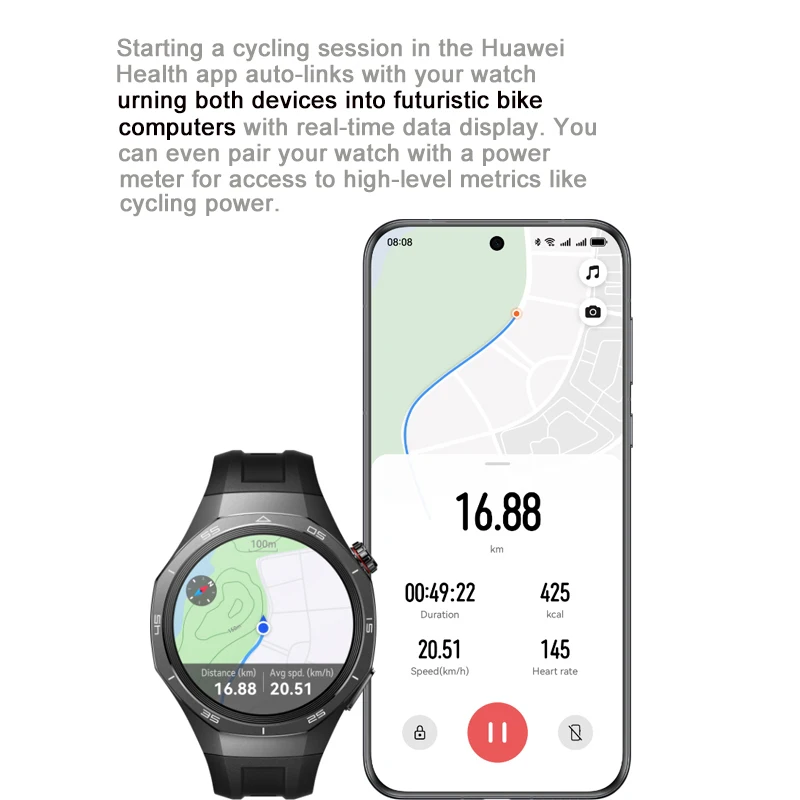 Original WATCH GT 5 Pro Smart Watch AMOLED Color Screen Sports Tracker Health Wristwatch Up To 2-Week Battery Life