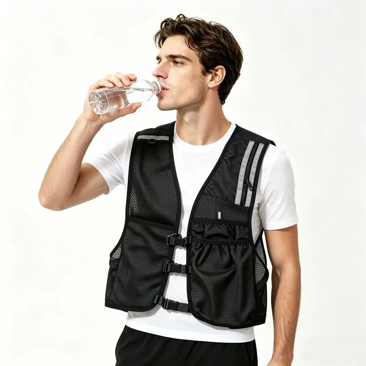 Cross Country Running Backpack Outdoor Water Mountaineering Back Marathon Hiking Back Men's and Women's Cycling Vest