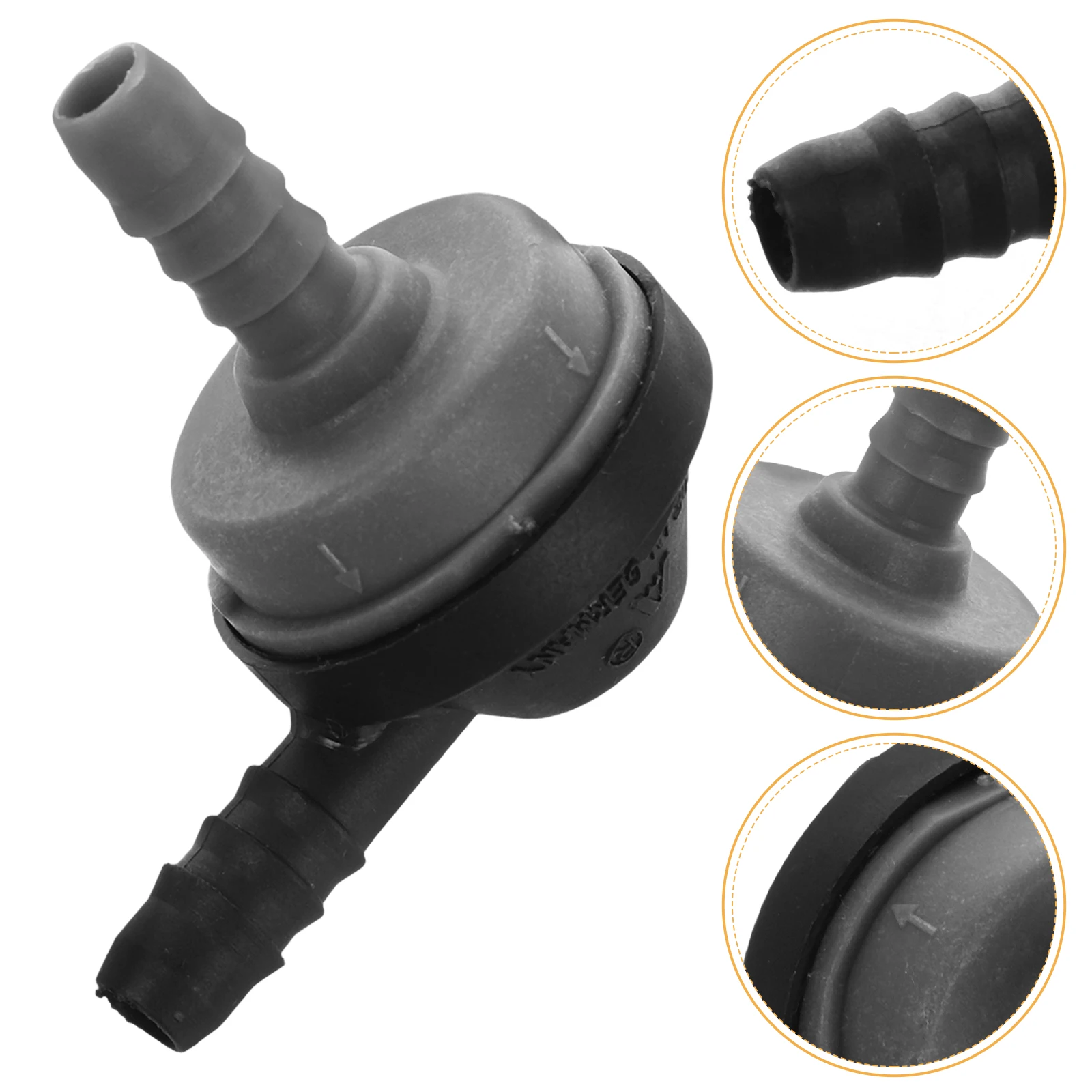 

Premium Vacuum Control Inline Check For Air Duct Intake System Durable One-Way For Hvac Ventilation Replacement Intake One-Way