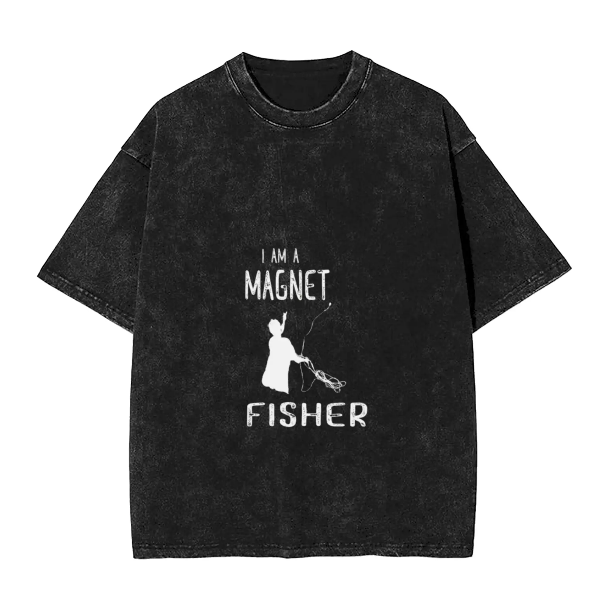 Magnet Fisher Classic Stylish A Vintage Oversized Cotton Unisex T-Shirts