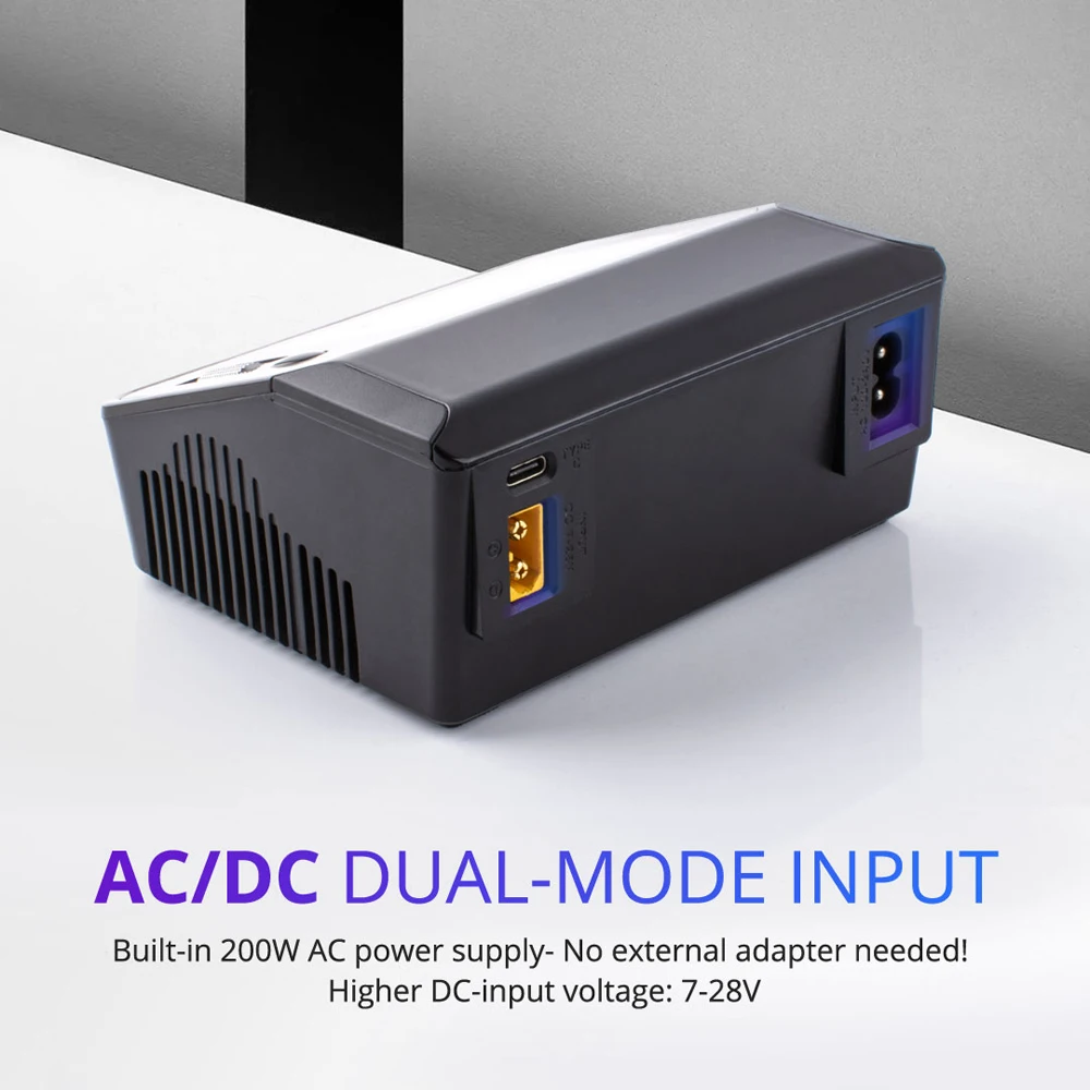 US ToolkitRC M6DAC Ausgewogene Ladegerät Lithium Batterie 1-6S Intelligente 2-Kanal AC/DC IPS Fernbedienung modell Auto Flugzeug FPV