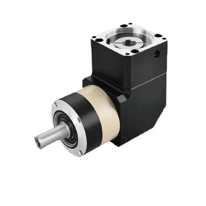 Right angle gear reducer AER060 series, planetary gear reducer servo stepper motor commutator