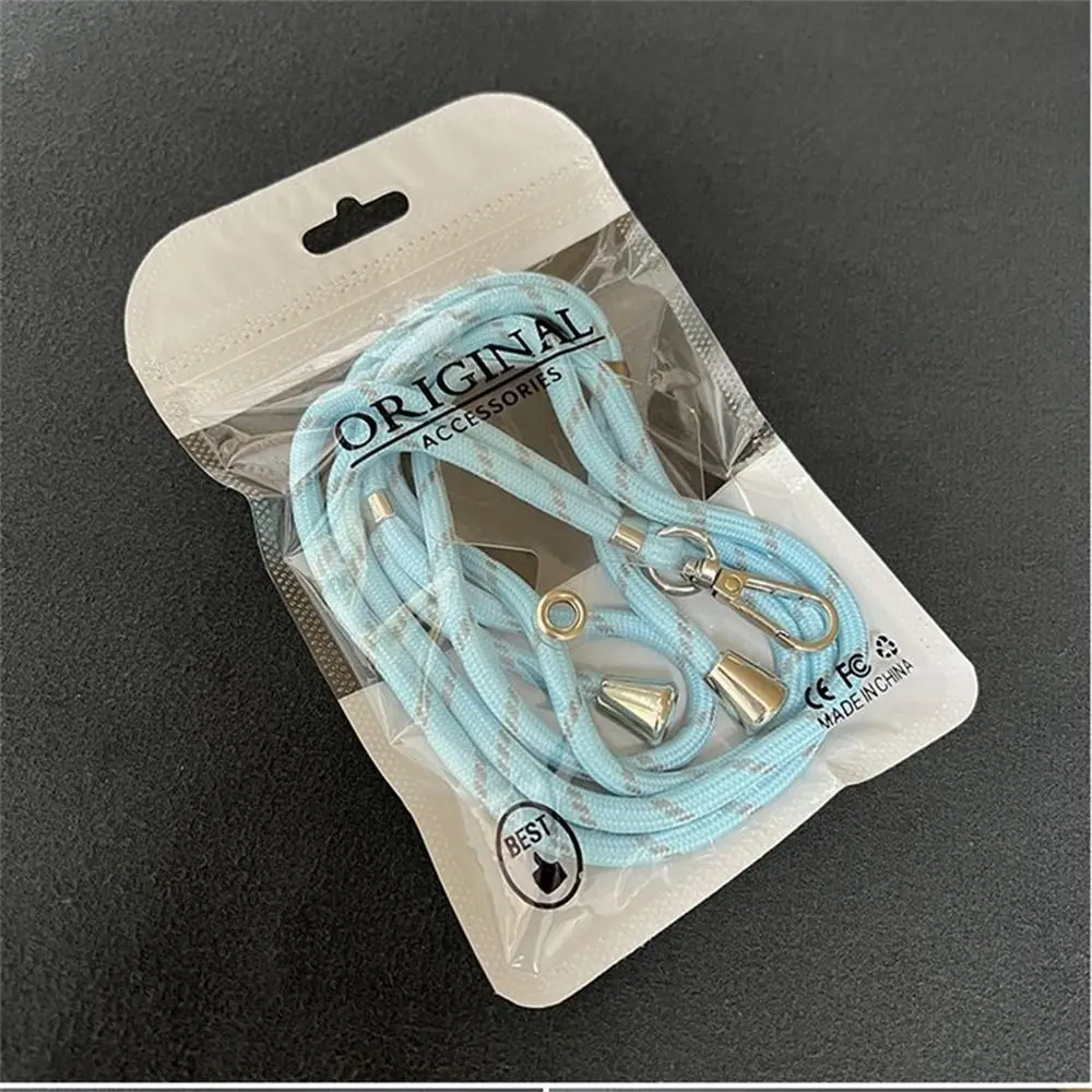 قابل للتعديل أحزمة الهاتف المحمول انفصال طويل الهاتف الرقبة الحبل مكافحة خسر الملونة Crossbody الهاتف الحبل الرجال النساء