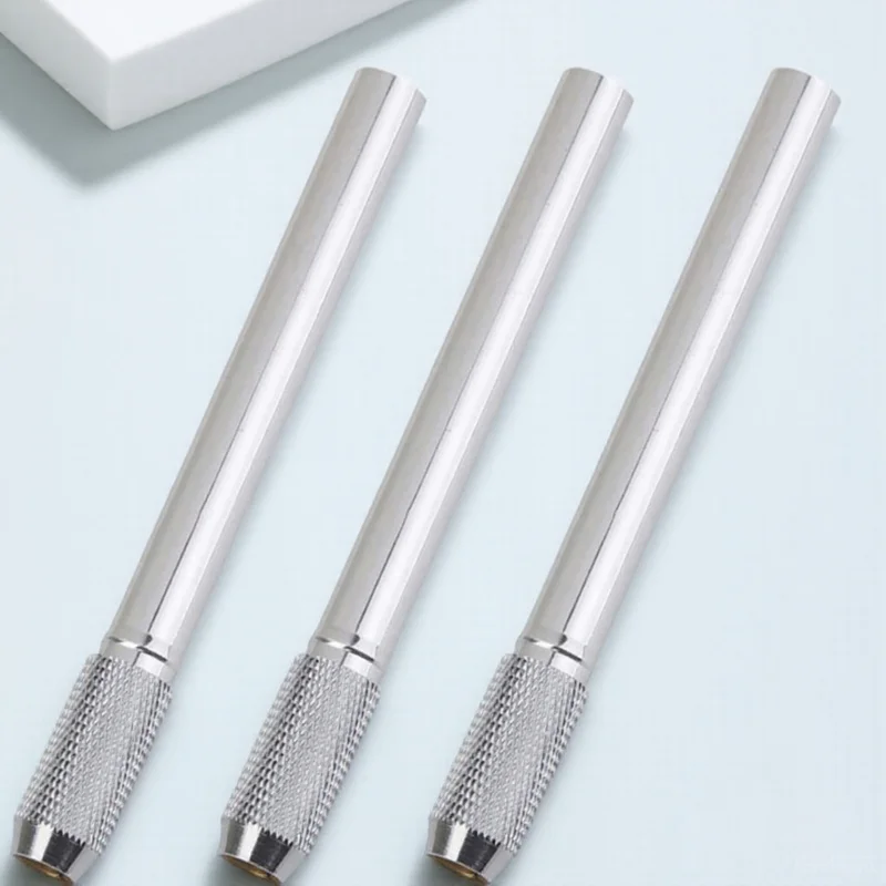 

3Pcs Pencil Extenders Metal Colored Pencil Extenders Crayon Extender Drawing Accessory for Art Supplies Pen Supply