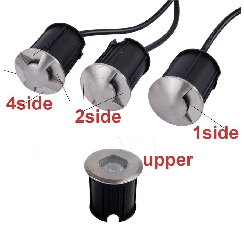 LED Pool Underwater Light DC12V 24V Stair Pathway Garden Deck Underground Lamp IP68 Waterproof Stainless Steel Spotlight