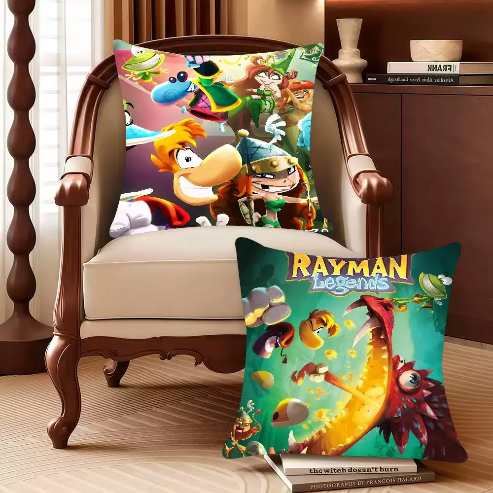 

Game R-Rayman L-Legends Pillow Case Decor Protective Covers Comfortable soft for Sofa Living Room Home office