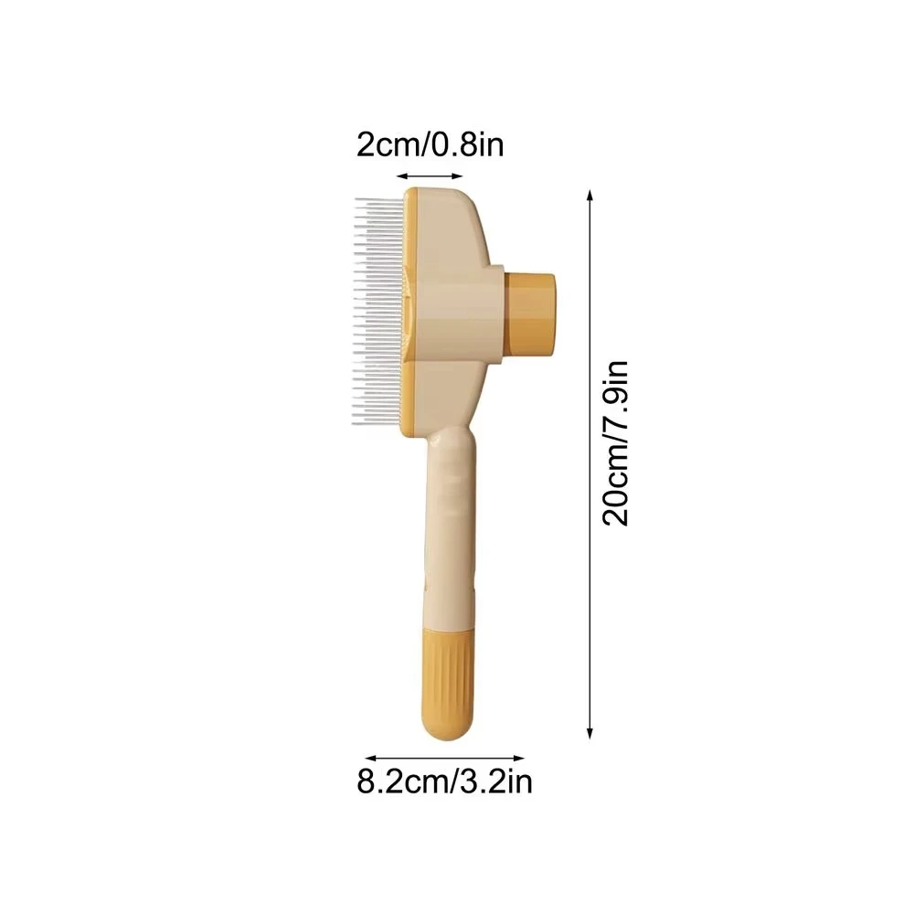Self-Cleaning Cat Brush for Pet Grooming