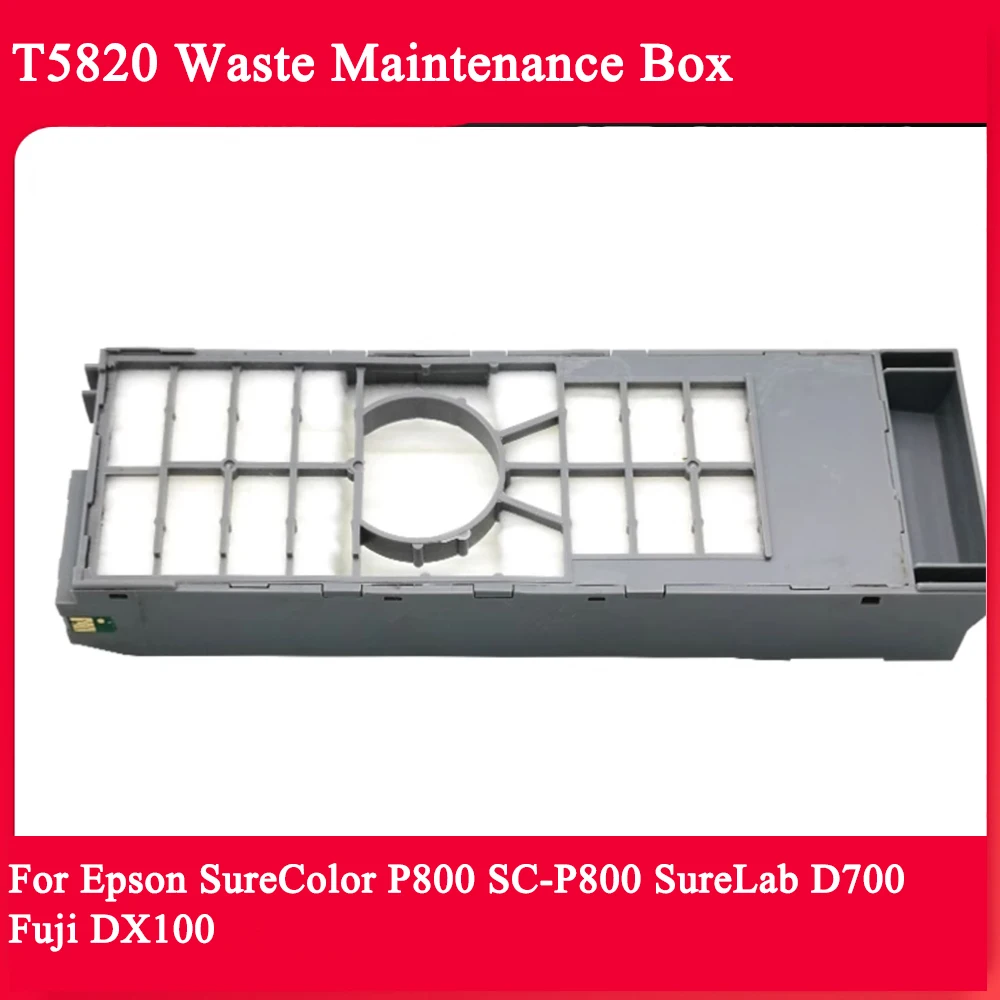 

T582000 T5820 C13T5820 Коробка обслуживания с чипом для принтера Epson SureColor P800 SC-P800 SureLab D700 D870 DX100