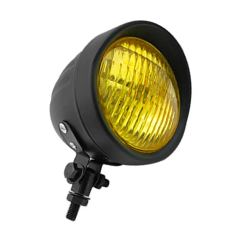 ABOK-H4 Halogen Head Light High/Low Motorcycle For Custom Softail Dyna Cruiser Bobber Hopper Sportster