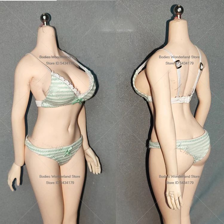 متوفر في المخزون 1/6 مقياس حزام القوس أفقي مخطط الملابس الداخلية مجموعة أنثى الجندي مجموعة البرازيلي السروال ل 12 ''TBL عمل الشكل #3