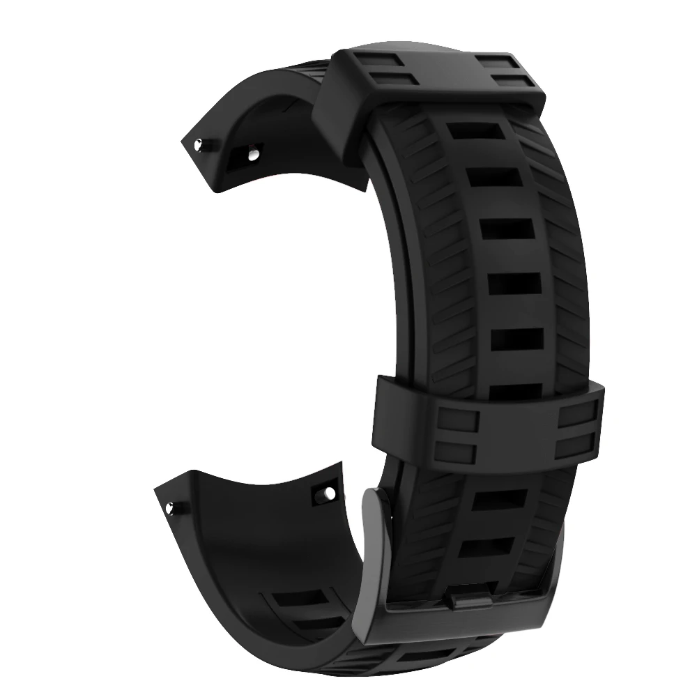 Suunto 9 Smart Bracelet with Rubber Silicone 24mm Watch Strap Suunto 9 Baro Replace Bracelet Sports Watch Strap