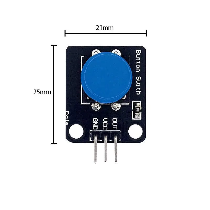 12X12MM Big key module Big button module Light touch switch module with hat High level output for arduino