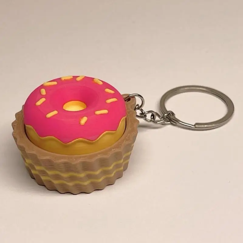 3D-gedruckter simulierter Dessert-Fidget-Clicker, tragbares Kunststoff-Stressabbau-Sensorikspielzeug für Reisen und Pendelverkehr. – Detail 5