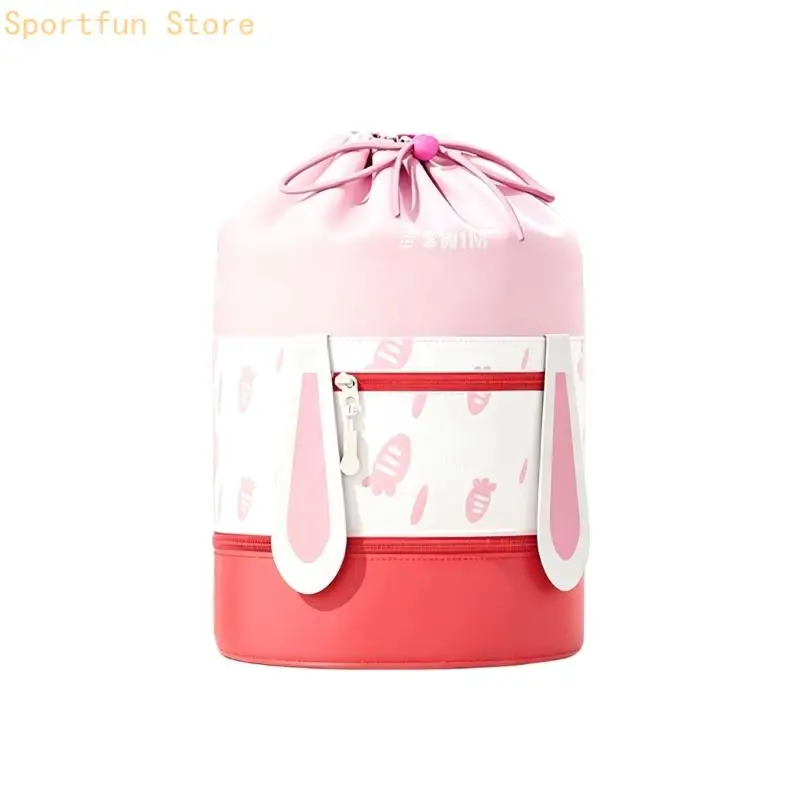 Wet Dry Swim Backpack with Shoe Compartment, Front Pocket and Easy Carry Design for Family Pool and Beach Use Days X7JD
