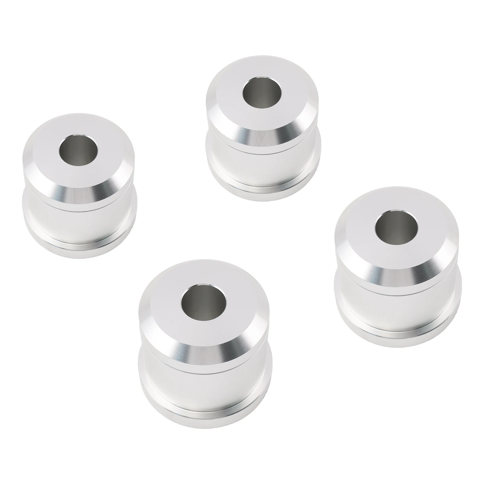 Aluminum upgrade Solid Rear Subframe Risers Bushing Kit 4pcs for Nissan S13 & S14 240SX S13 S14 Chassis 89-98 300zx Skyline