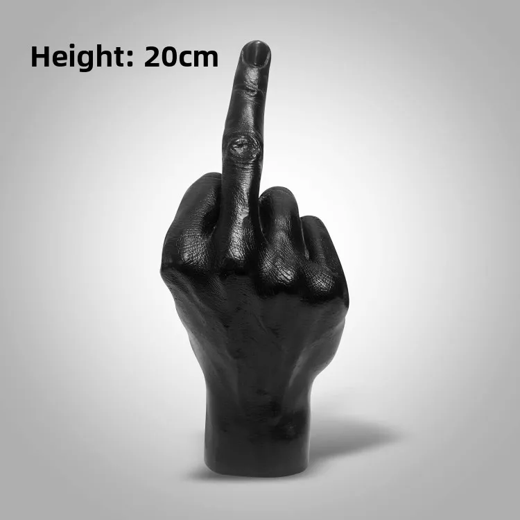 Creative Personalized Finger Figurine Hand Gesture Model Tabletop Sculpture Home Indoor Decoration Resin Hand Crafted Artwork
