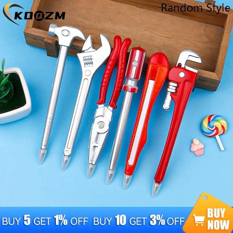 

Ball Pens Simulation Hardware Tools Vise Screwdriver Pliers Hammer Toy Modelling Ballpoint Pen Student Learning Prizes Gift