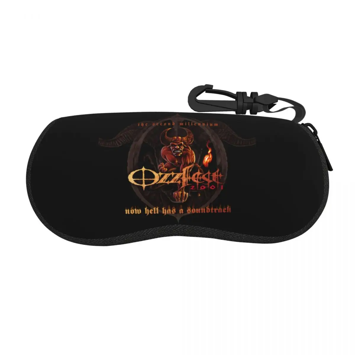 Custom Heavy Metal Ozzy Osbourne Shell Eyeglasses Protector Cases Cute Sunglass Case Glasses Bag