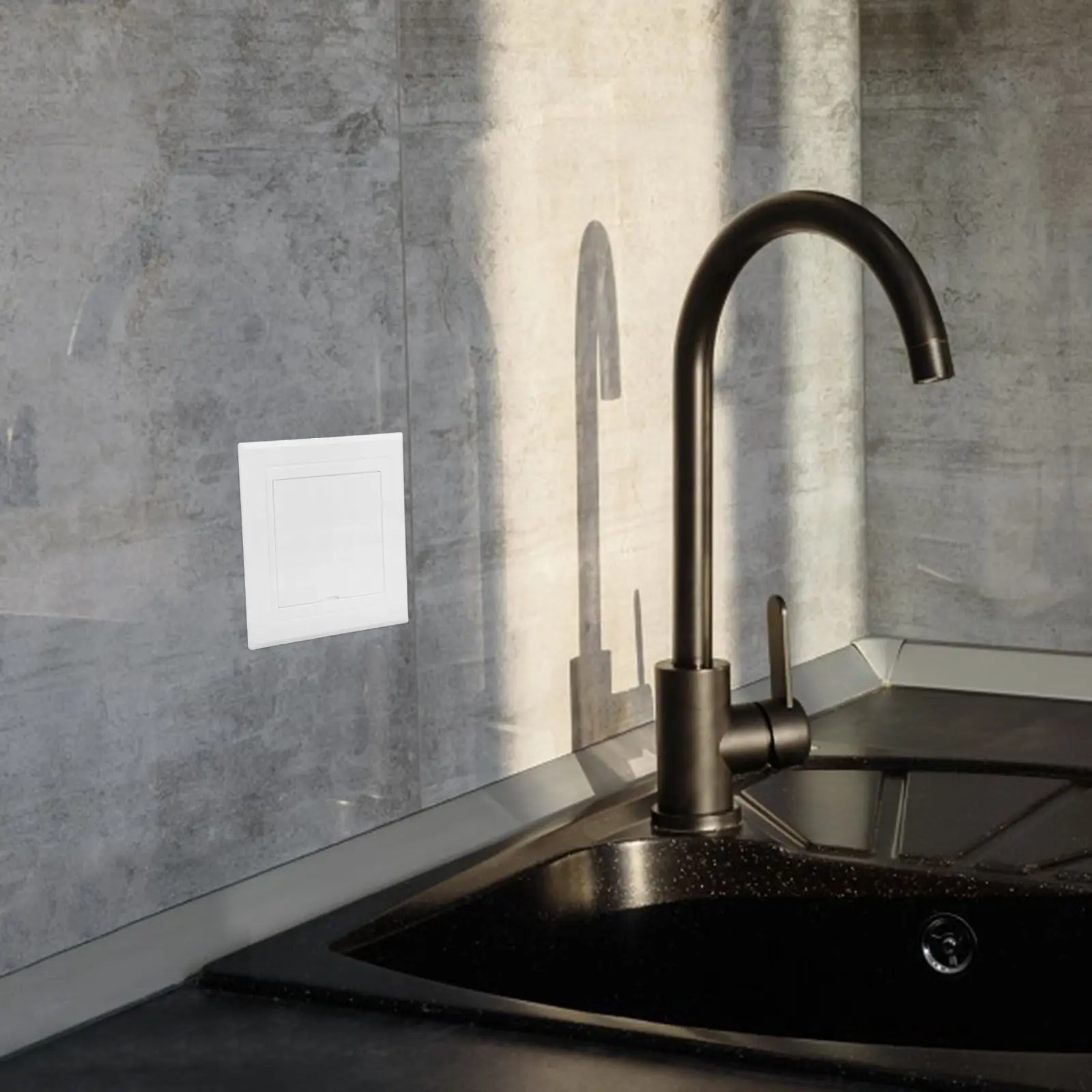 Plastic Drywall Access Panel for Bathroom Drainage System Elegant Minimalist Design Easy DIY Installation Protective Plumbing