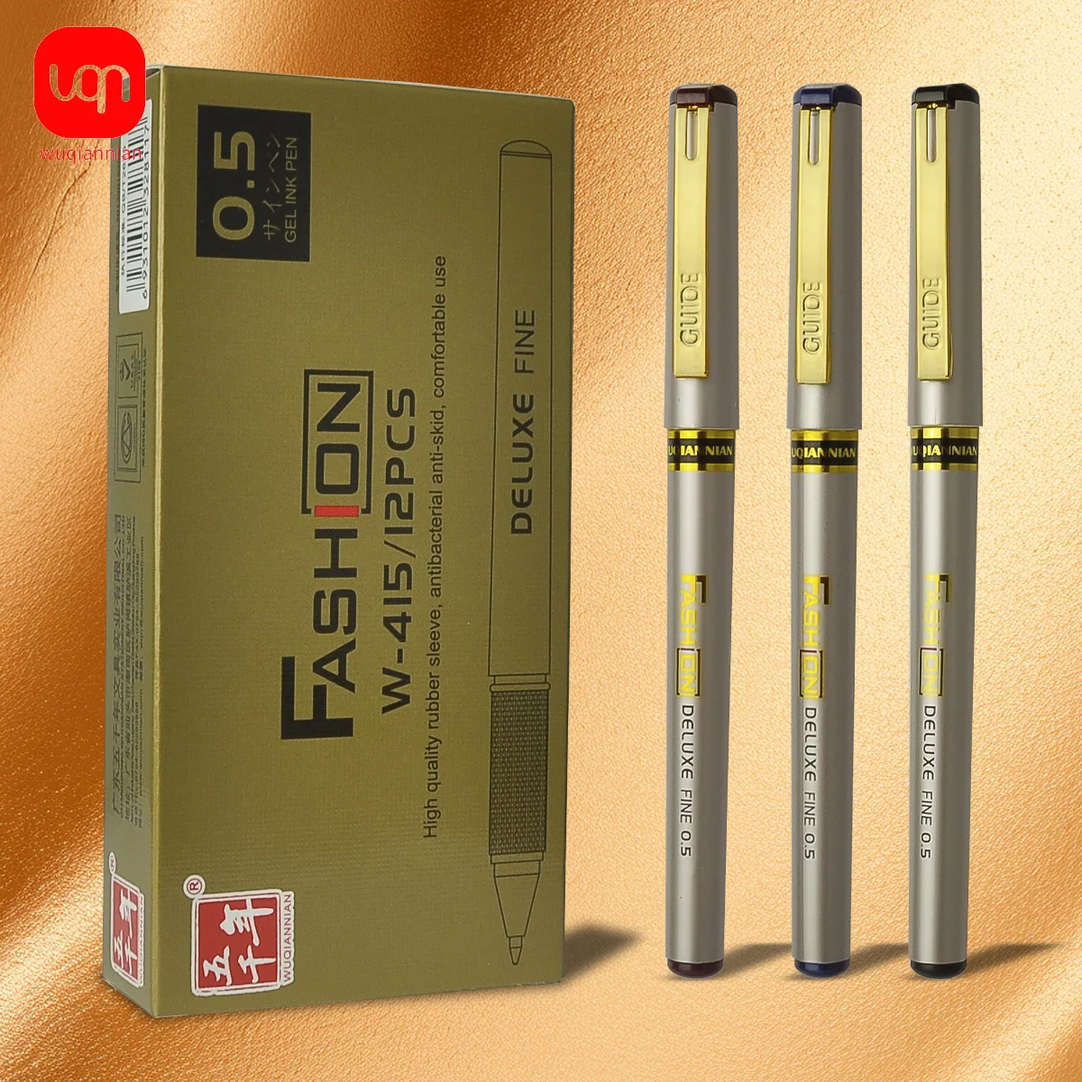 

3/6/12 high-end tricolor neutral pens -0.5mm durable, soft, smooth, and high-quality ink - suitable for office and study supplie