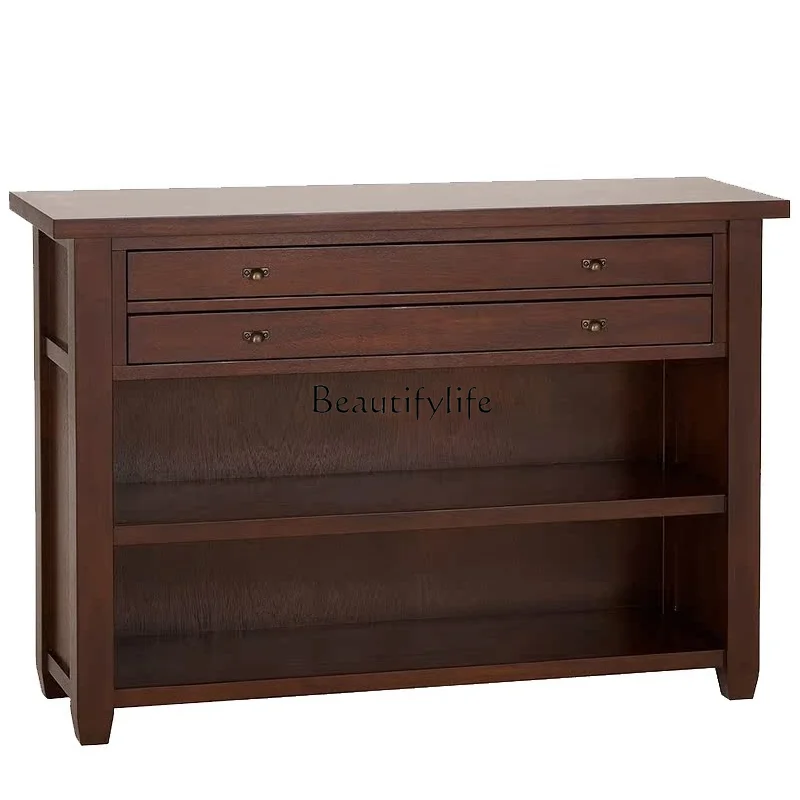 

American all solid wood porch cabinet decorative cabinet
