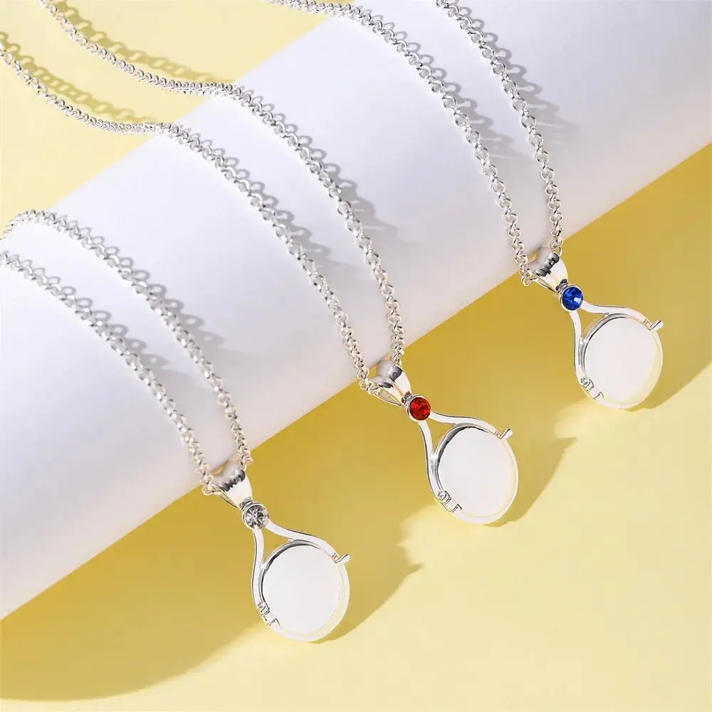 ZAKOL H2O Mermaid Just Add Water Pendant Necklaces For Women Silver Color Metal Crystal Clavicle Chain Choker Jewelry Gifts