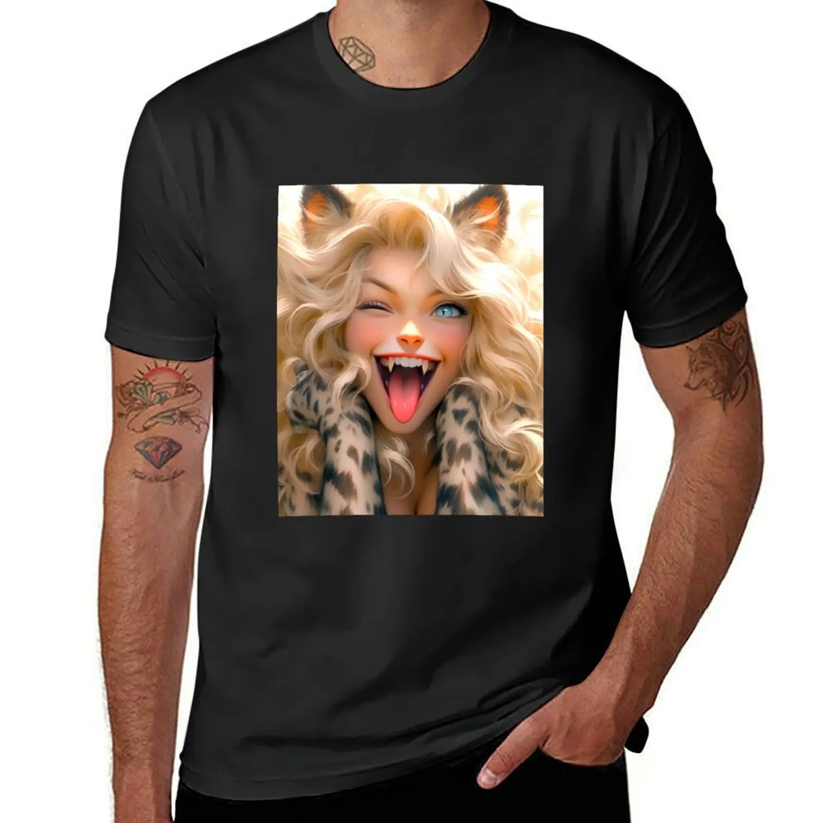 

Cheetara 004 T-Shirt boys animal print tees blanks t shirts for men graphic