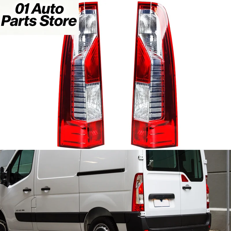 Tail Light Cover For Renault Master FV Van JV Bus 2010-2024 Driving Brake Light Rear Fog Lamp Reverse taillight 4419378 4419379