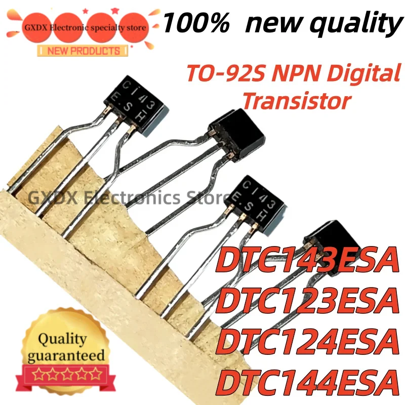 10-50pcs new DTC144ESA DTC144 C144 DTC124ESA C124 DTC143ESA DTC143 DTC143ES C143 C143E TO-92S DTC123ESA DTC123ES C123 C123ES