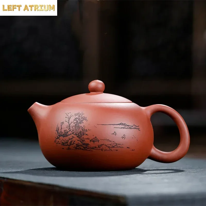 Yixing Purple Clay Teapot 420ml Teapot Tea Kettle Tea Maker Coffee Table Tea Making Tool Teaware Handmade Teapots Tea Pot Gift