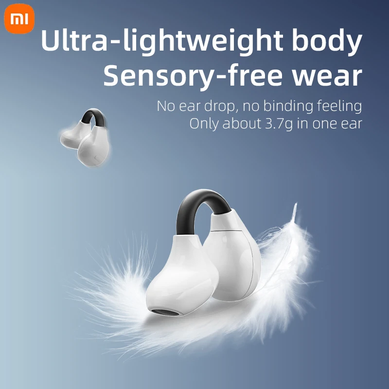 XIAOMI C01 Wireless Earphone Earclip MIJIA Sport Bone Conduction Bluetooth5.3 Headphone Open Ear Waterproof Headset Built-in Mic