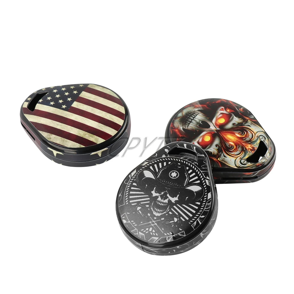 New Motorcycle key cover key fob Key Case Sticker kit fit For Harley Touring Sportster XL883 1200 Softail FL/FXST VRSC 2007-2016 view 3