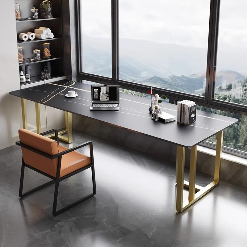 ^&Simple Durable Modern  Long Table for Business Reception Exhibition Hall Home Training Villa Use-Rectangular Desk