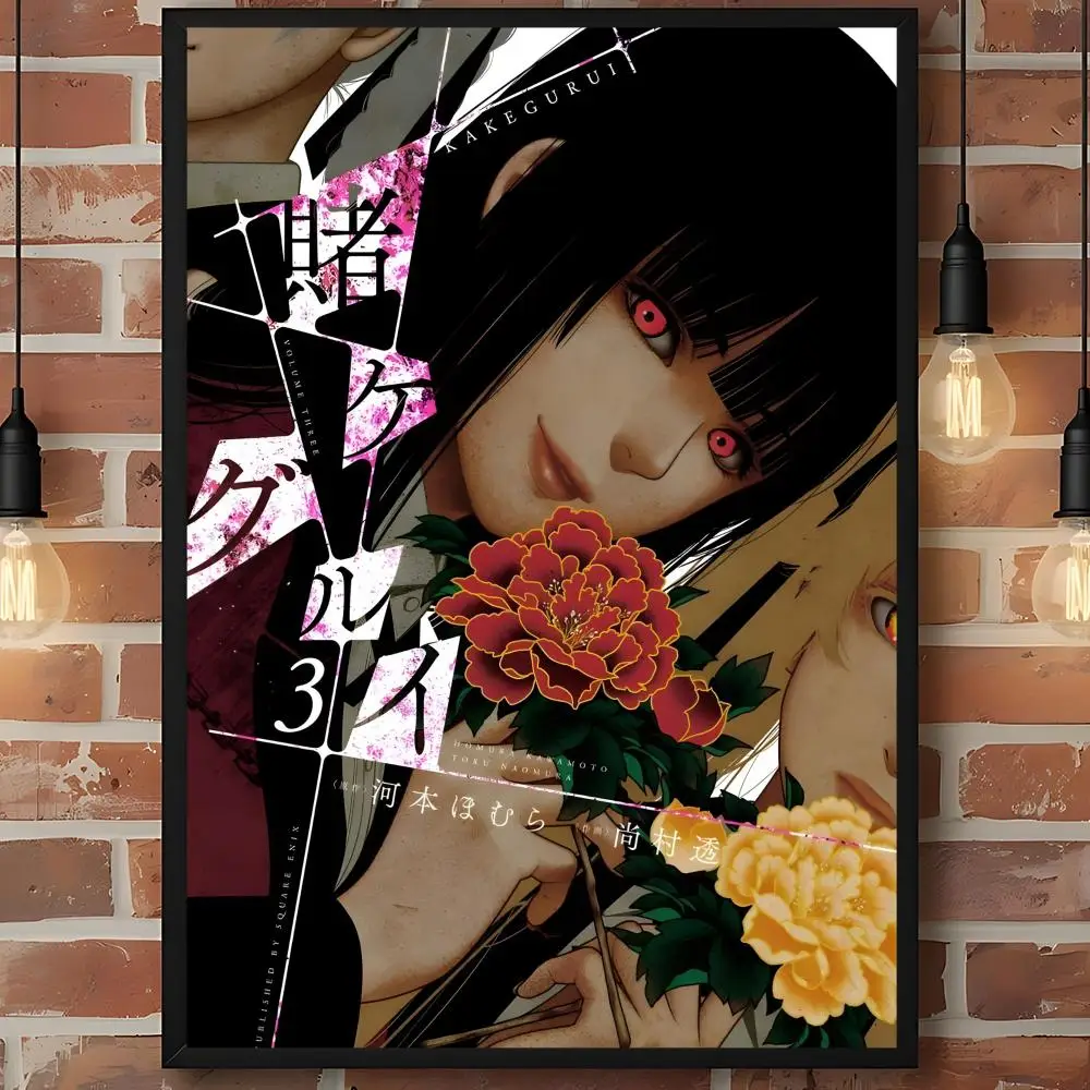 Comics K-KakeguruiS Poster Matte Self-Adhesive Wall Art Print Living Room Bedroom Home Decor