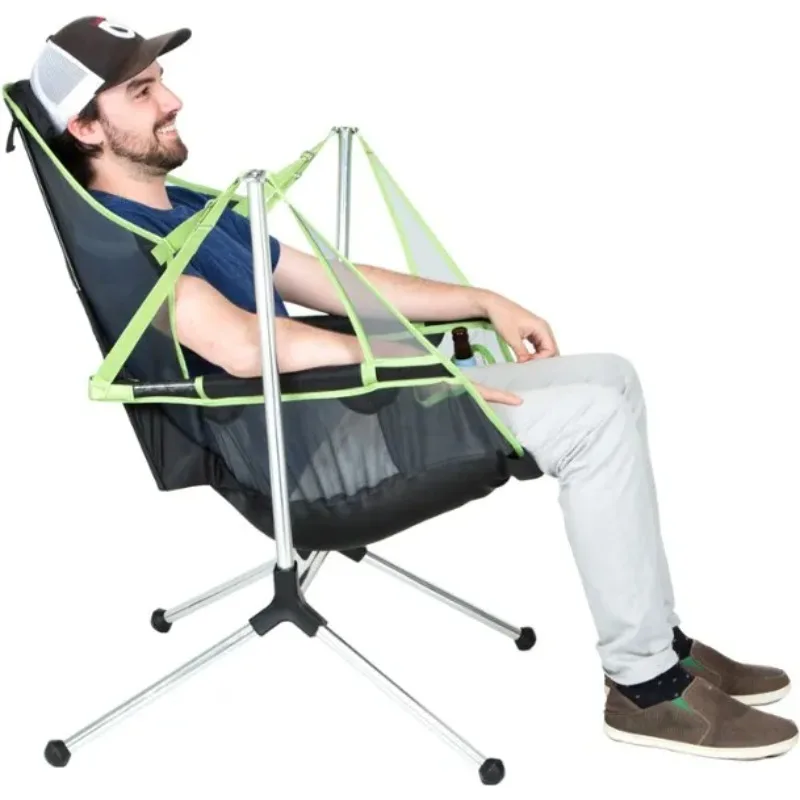 

High Quality Factory Ultralight Rocking Recliner Camping Chair Swinging Rocking Moon Chair Swinging Rock Chair