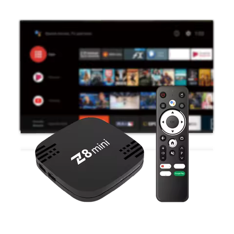 Android 14.0 TV Box Z8 mini HI 3798 4K Dual WiFi 2.4/5G ATV Voice Assistant Smart TV Box Android Media Player Set-top Box