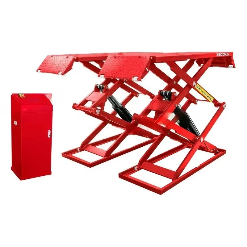 Scissor lift no-digging pit ultra-thin small scissors car maintenance and repair
