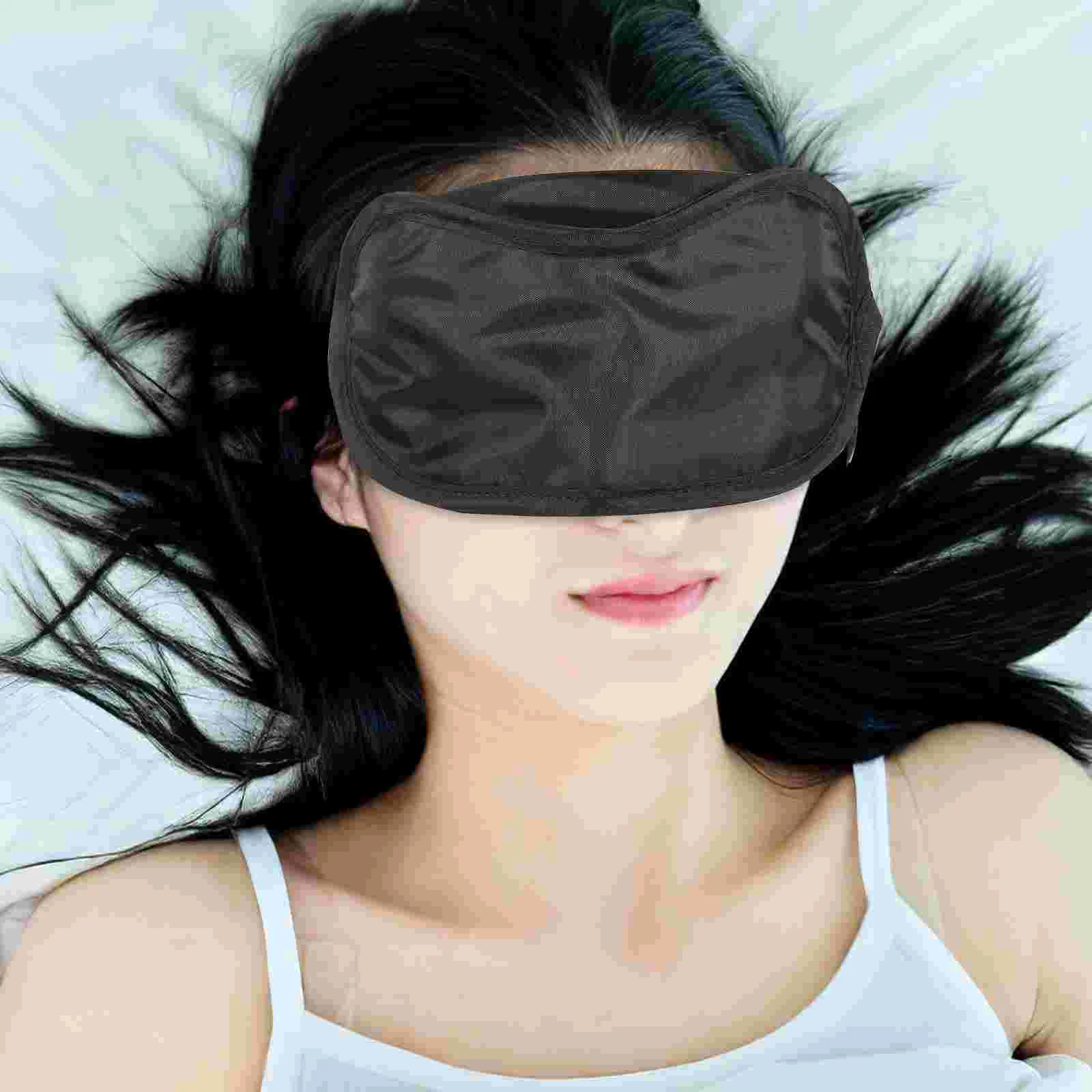 10 Pcs Facial Mask Goggles Child Eyeshadow Silk Sleep Polyester Sleeping Blindfold Shades