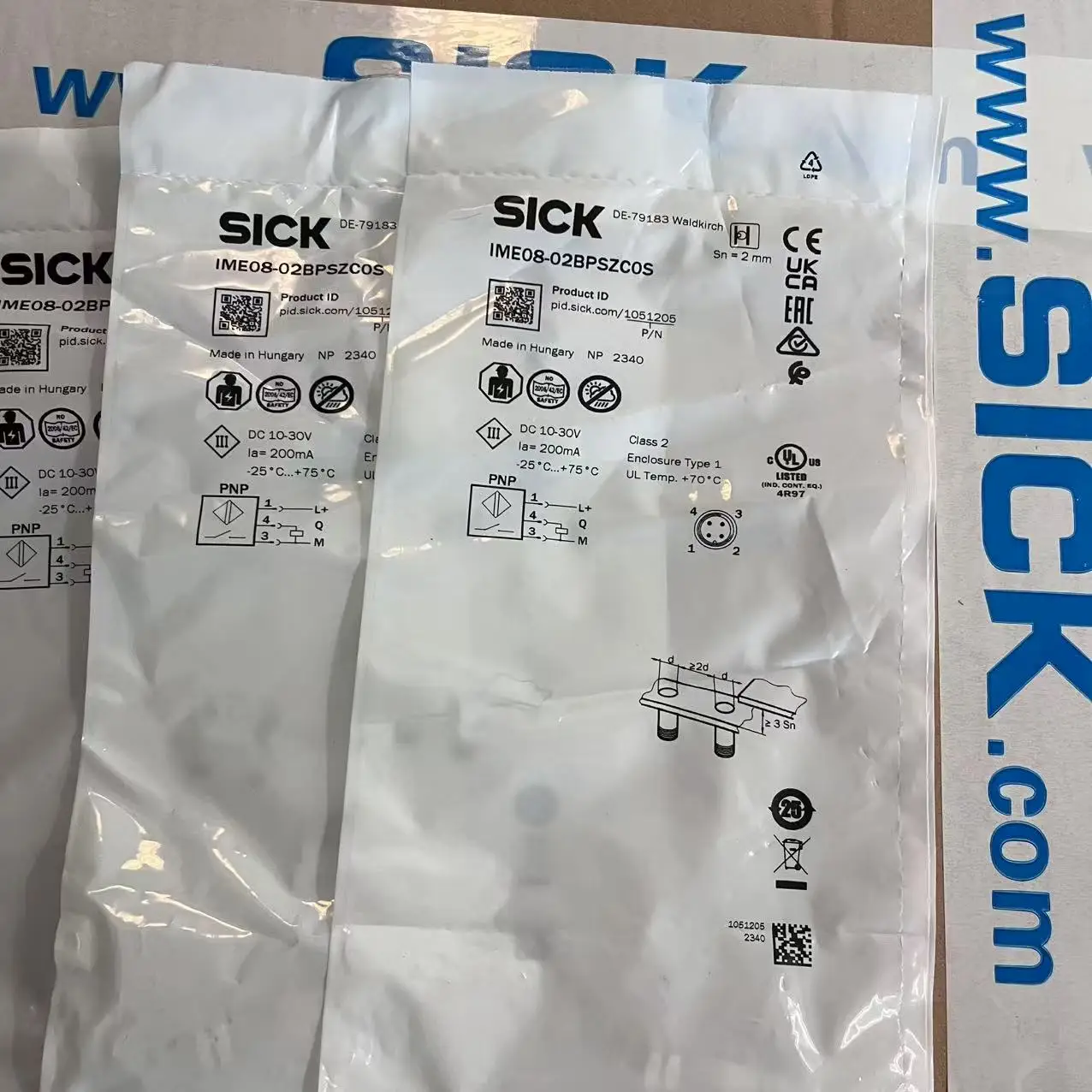 

SICK Inductive Proximity Sensor IME08-02BPSZC0S Order Number 1051205 Proximity Switch Sensor in Stock Brand New Original