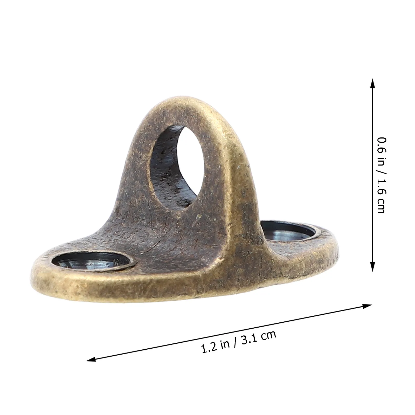 4Pcs Window Hook Base Pure Copper Rustproof Vintage Windproof Hook Base for Door Window Hanging Light Accessories