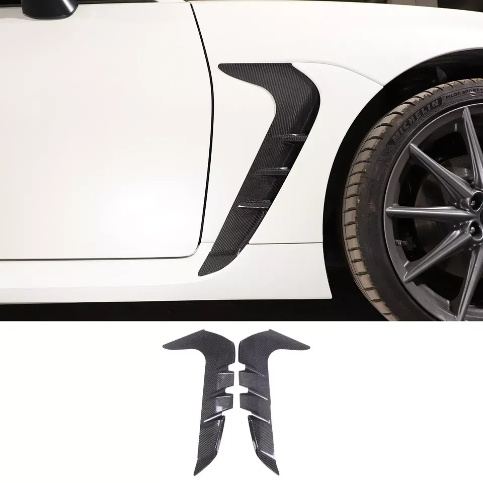 

Carbon Fiber Front Fender Side Vent Outlet Trim For Toyota GR86 Subaru BRZ 2022+