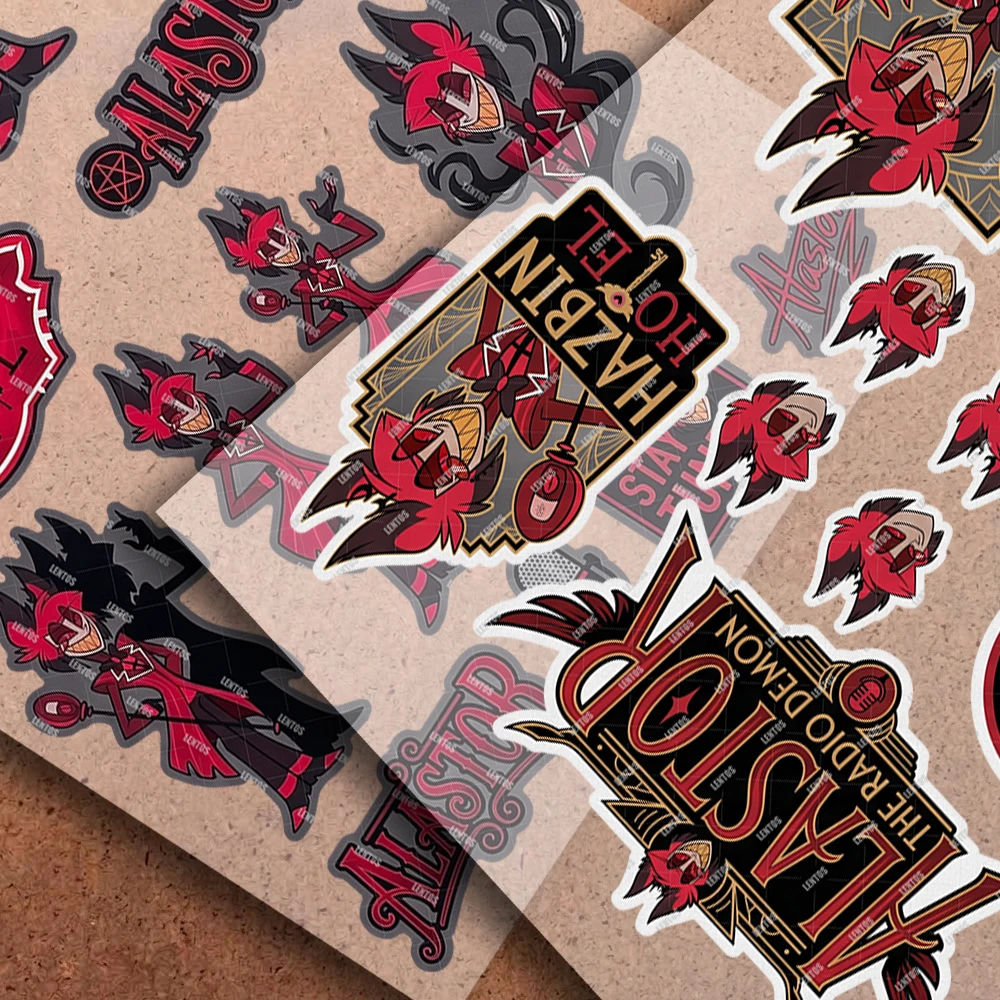 Universal Anime Reflective Stickers Safety Decals for Helmets Bikes Luggage More for  Alastor