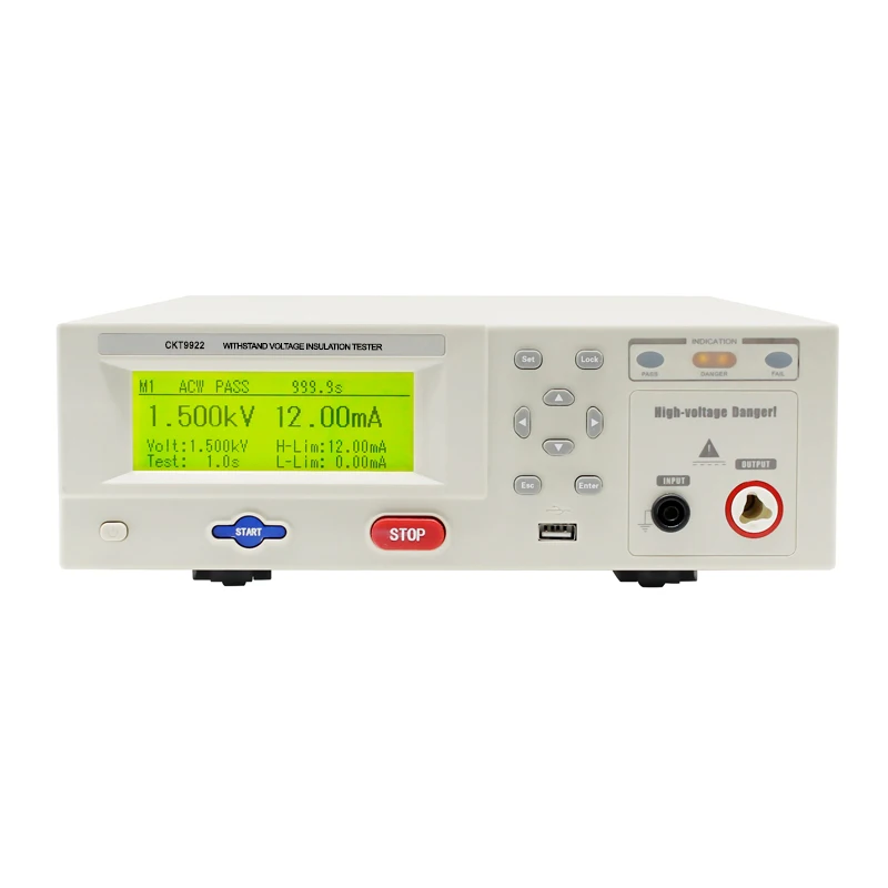 Chuangkai CKT9922 Withstand Voltage Leakage Current AC 5kV 12mA DC 6kV 6mA,Insulation Resistance Tester 100kΩ~99GΩ