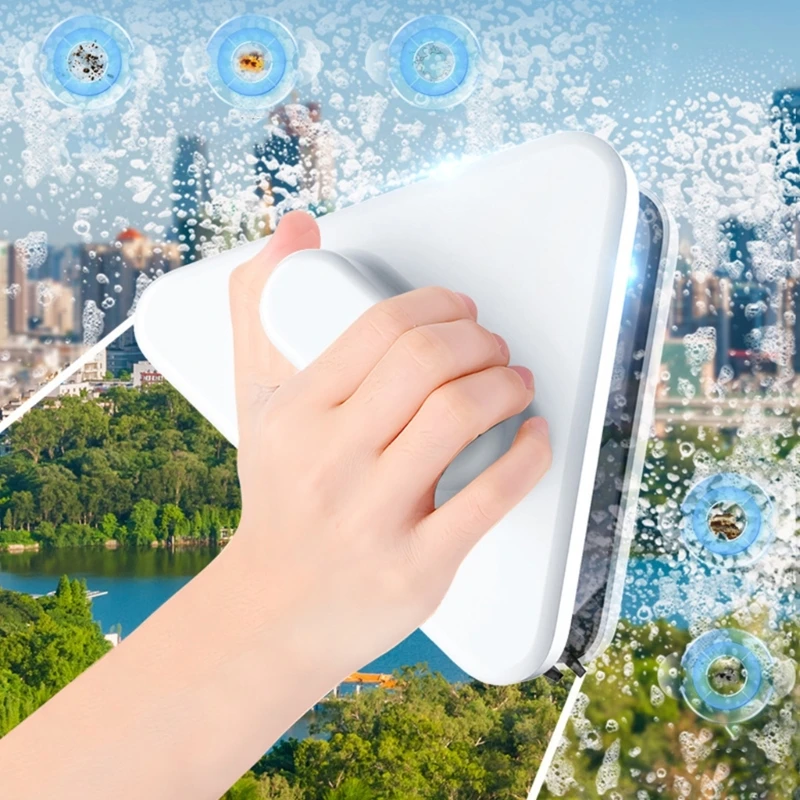 Leistungsstarkes magnetisches Glasreiniger-Fensterreinigungswerkzeug für den Innen- und Außenbereich zur Glasreinigung mit einer – Detail 2