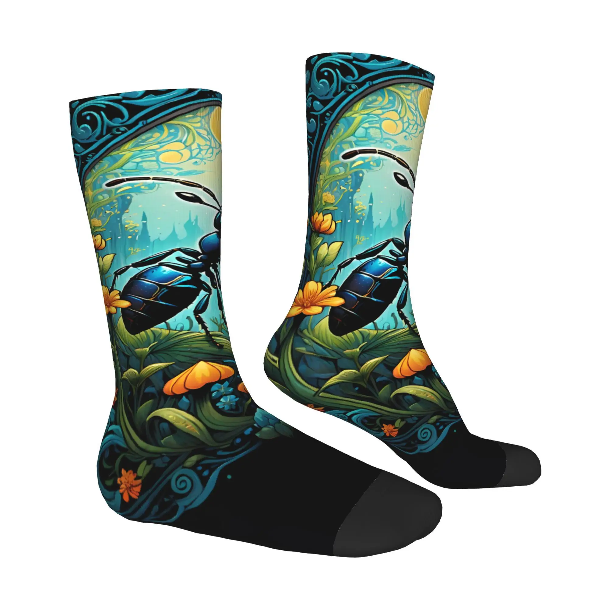 لطيف النمل جورب مطبوعة رجل البوليستر الأزياء