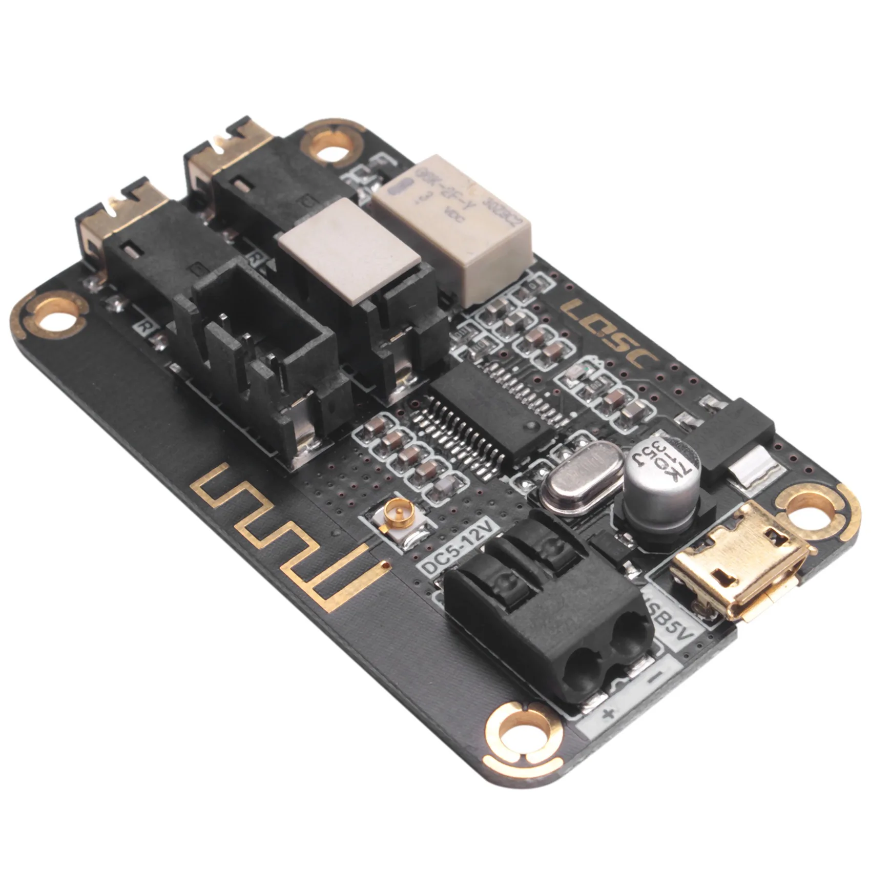 LQSC Bluetooth Decoder Board for AUX Input Diy Modified Speaker Audio MP3 Stereo Audio Receiver Module